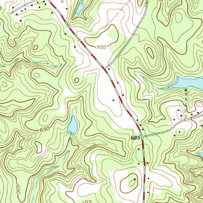 United States Geological Survey Belmont, NC-SC (1973, 24000-Scale) digital map