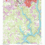 United States Geological Survey Belmont, NC-SC (1997, 24000-Scale) digital map