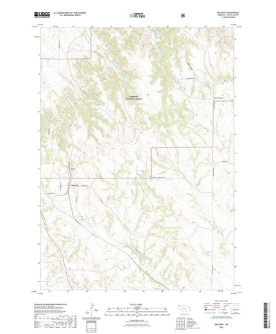 United States Geological Survey Belmont, NE (2021, 24000-Scale) digital map