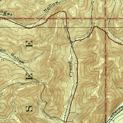 United States Geological Survey Belmont, NY-PA (1925, 62500-Scale) digital map