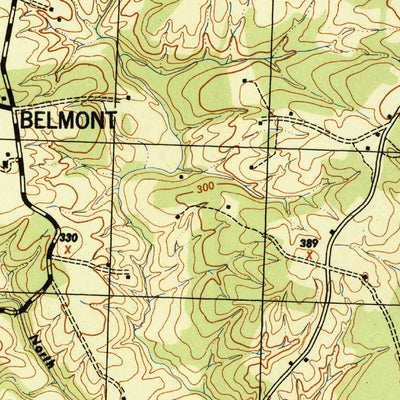 United States Geological Survey Belmont, VA (1942, 31680-Scale) digital map