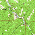 United States Geological Survey Belmont, WV-OH (1958, 24000-Scale) digital map