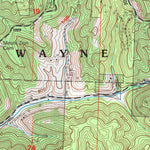 United States Geological Survey Belmont, WV-OH (2002, 24000-Scale) digital map