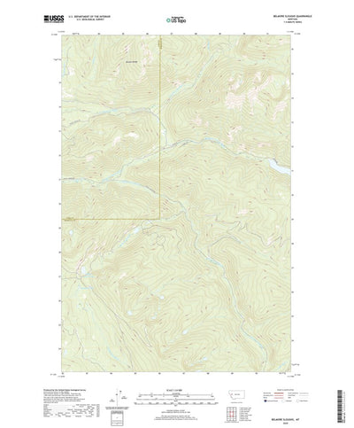 United States Geological Survey Belmore Sloughs, MT (2020, 24000-Scale) digital map