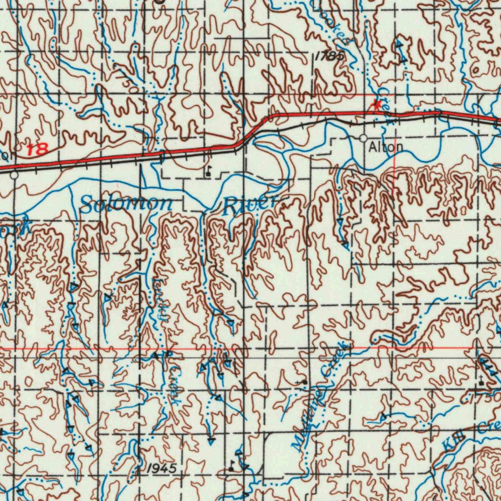 Beloit, KS (1955, 250000-Scale) Map by United States Geological Survey ...