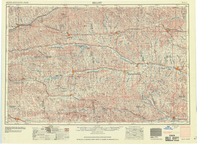 United States Geological Survey Beloit, KS (1959, 250000-Scale) digital map