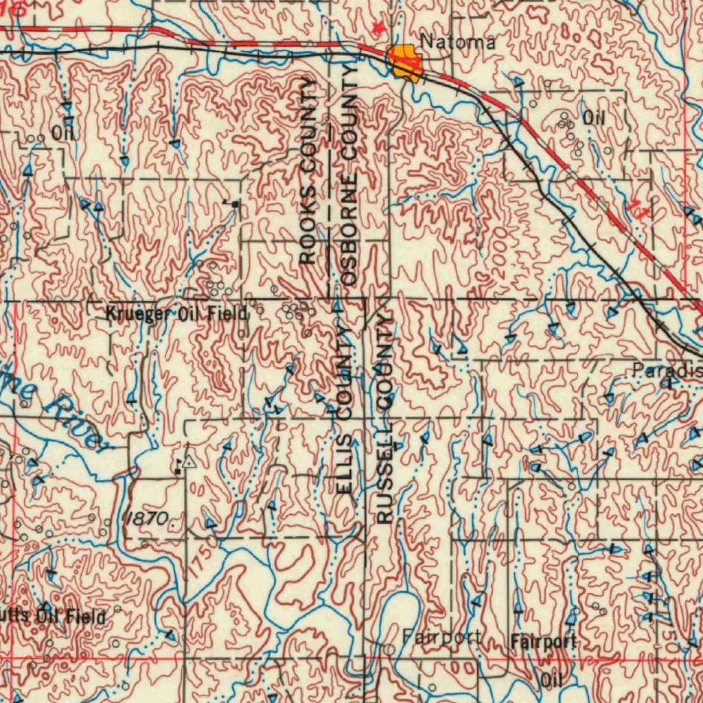 Beloit, KS (1959, 250000-Scale) Map by United States Geological Survey ...