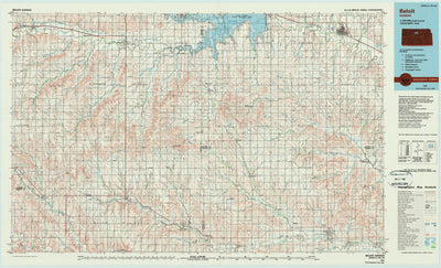 Beloit, KS (1985, 100000-Scale) Map by United States Geological Survey ...