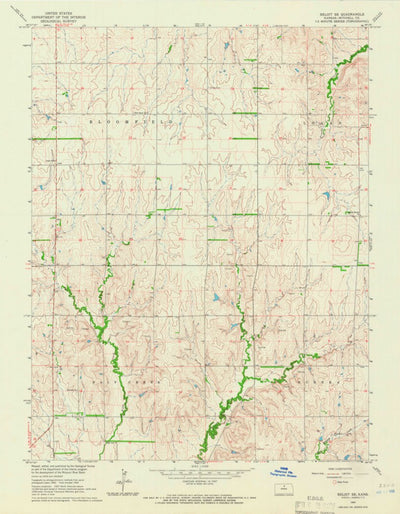 United States Geological Survey Beloit SE, KS (1964, 24000-Scale) digital map