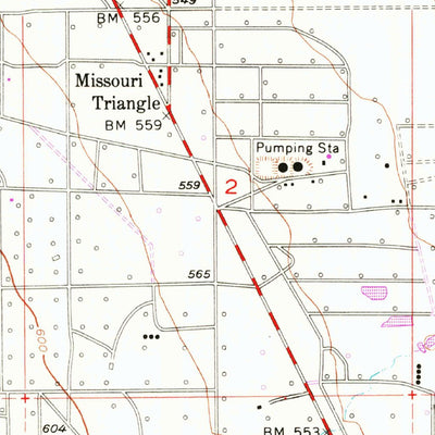United States Geological Survey Belridge, CA (1953, 24000-Scale) digital map