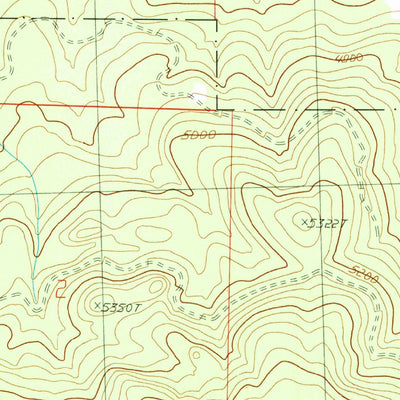 United States Geological Survey Belshaw Meadows, OR (1990, 24000-Scale) digital map