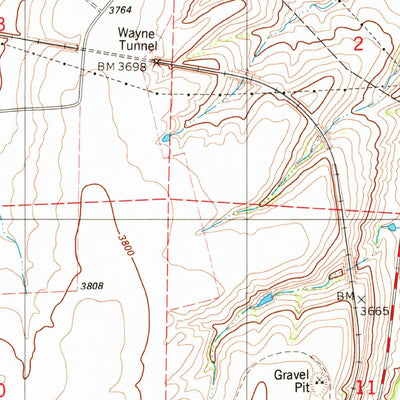 United States Geological Survey Belt, MT (1982, 24000-Scale) digital map