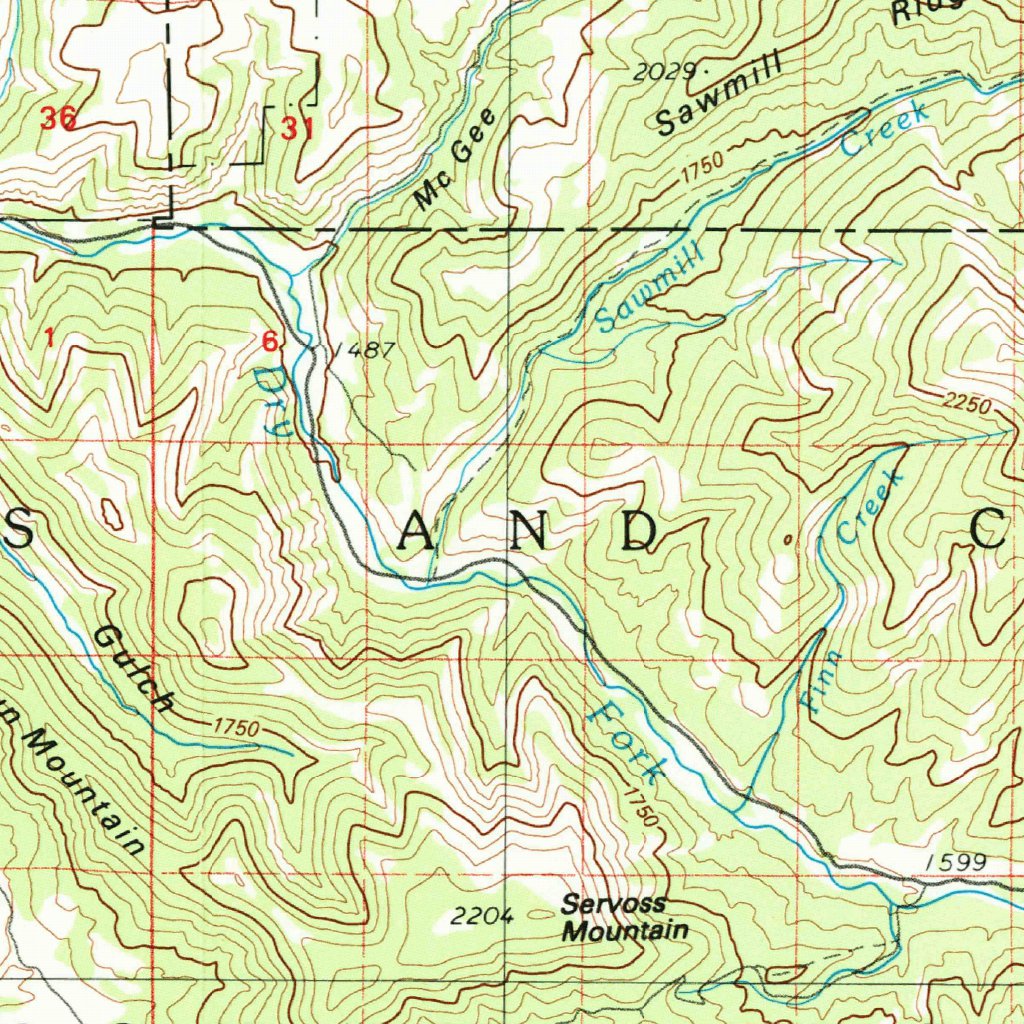 Belt, MT (1984, 100000-Scale) Map by United States Geological Survey ...