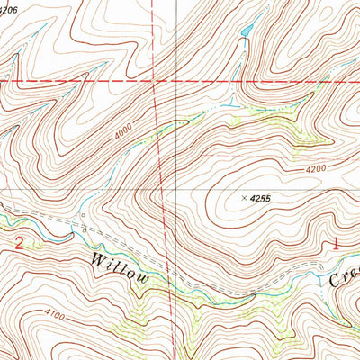 United States Geological Survey Belt NE, MT (1982, 24000-Scale) digital map