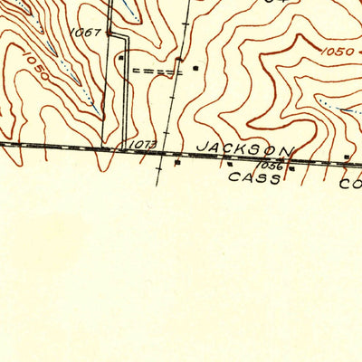 United States Geological Survey Belton, MO-KS (1934, 24000-Scale) digital map