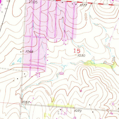 United States Geological Survey Belton, MO-KS (1953, 24000-Scale) digital map