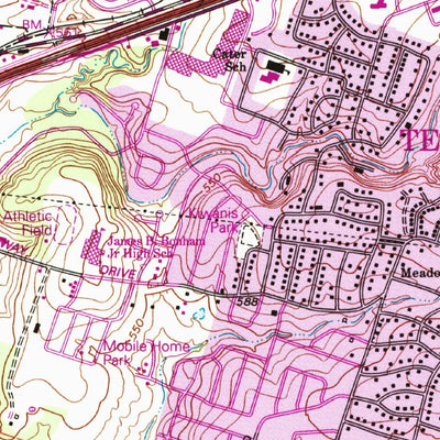 United States Geological Survey Belton, TX (1965, 24000-Scale) digital map
