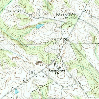 United States Geological Survey Belton West, SC (1983, 24000-Scale) digital map