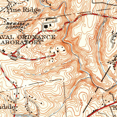 United States Geological Survey Beltsville, MD (1951, 24000-Scale) digital map