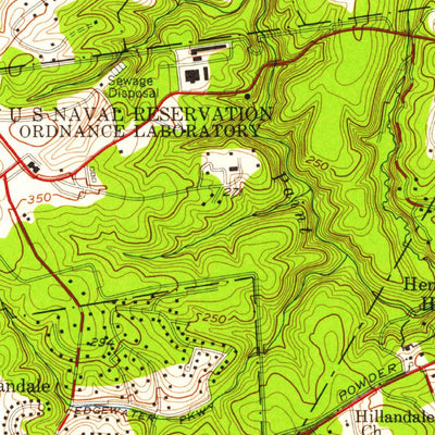 United States Geological Survey Beltsville, MD (1956, 24000-Scale) digital map