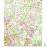 United States Geological Survey Beltsville, MD (1964, 24000-Scale) digital map