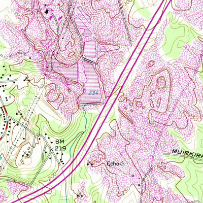 United States Geological Survey Beltsville, MD (1964, 24000-Scale) digital map