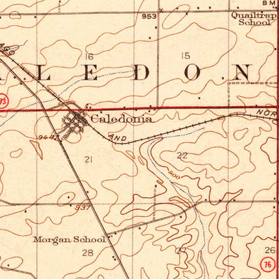 United States Geological Survey Belvidere, IL-WI (1944, 62500-Scale) digital map