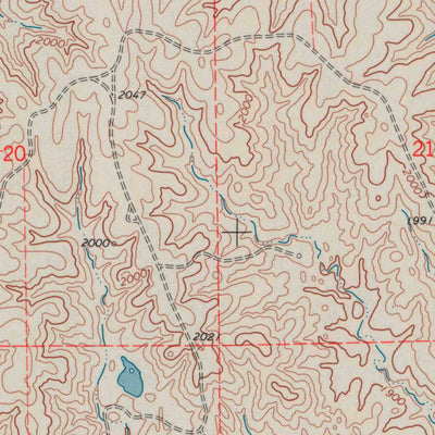 United States Geological Survey Belvidere, KS (1968, 24000-Scale) digital map