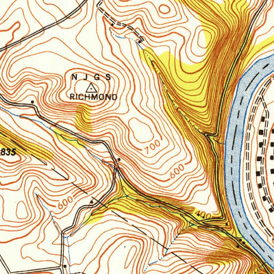 United States Geological Survey Belvidere, NJ-PA (1953, 24000-Scale) digital map