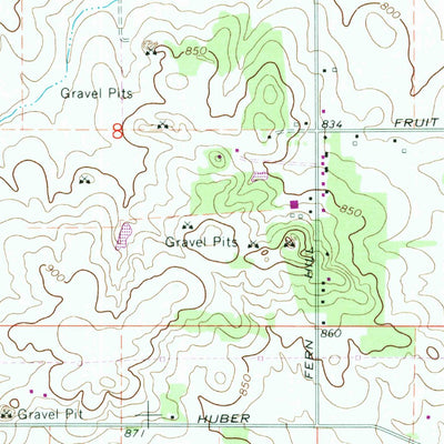 United States Geological Survey Belvidere South, IL (1968, 24000-Scale) digital map