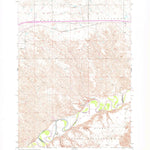 United States Geological Survey Belvidere SW, SD (1951, 24000-Scale) digital map