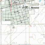United States Geological Survey Bement, IL (1983, 24000-Scale) digital map