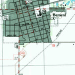 United States Geological Survey Bement, IL (1998, 24000-Scale) digital map
