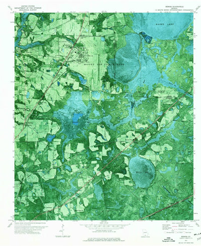 United States Geological Survey Bemiss, GA (1971, 24000-Scale) digital map