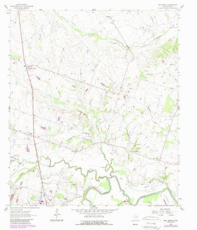 United States Geological Survey Ben Arnold, TX (1962, 24000-Scale) digital map