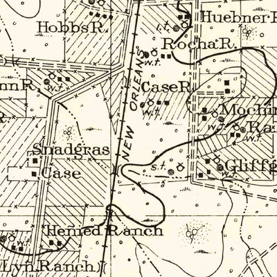 United States Geological Survey Ben Bolt, TX (1917, 62500-Scale) digital map