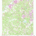 United States Geological Survey Ben Hill, GA (1954, 24000-Scale) digital map