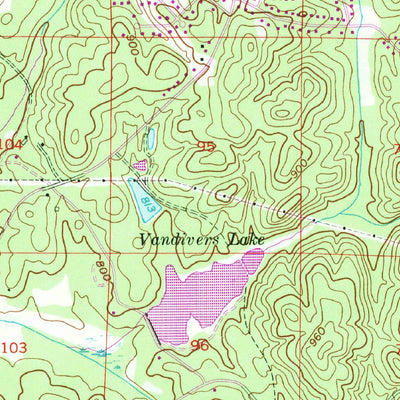 United States Geological Survey Ben Hill, GA (1954, 24000-Scale) digital map