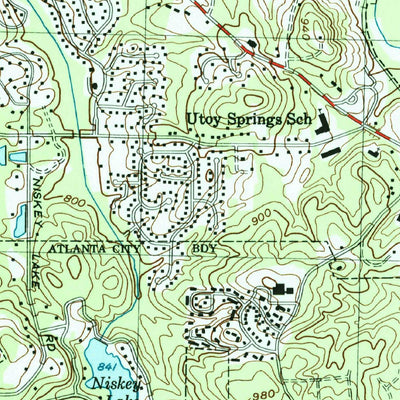 United States Geological Survey Ben Hill, GA (1999, 24000-Scale) digital map
