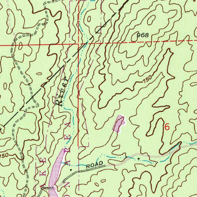 United States Geological Survey Ben Hur, CA (1947, 24000-Scale) digital map