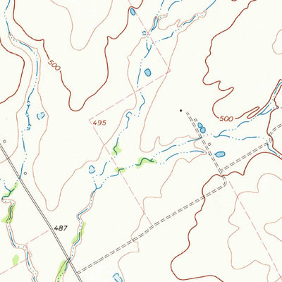 United States Geological Survey Ben Hur, TX (1966, 24000-Scale) digital map