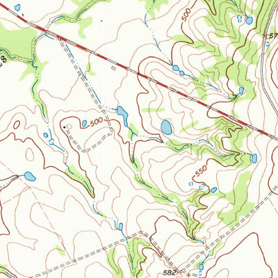 United States Geological Survey Ben Hur, TX (1966, 24000-Scale) digital map
