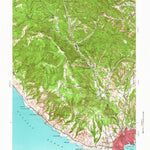 United States Geological Survey Ben Lamond, CA (1943, 62500-Scale) digital map