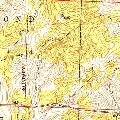 United States Geological Survey Ben Lomond, AR (1951, 24000-Scale) digital map