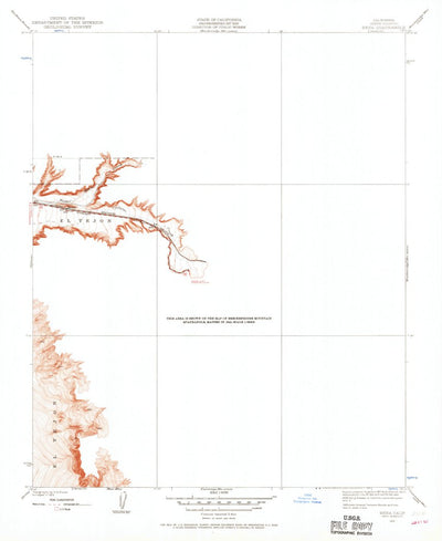 United States Geological Survey Bena, CA (1929, 24000-Scale) digital map