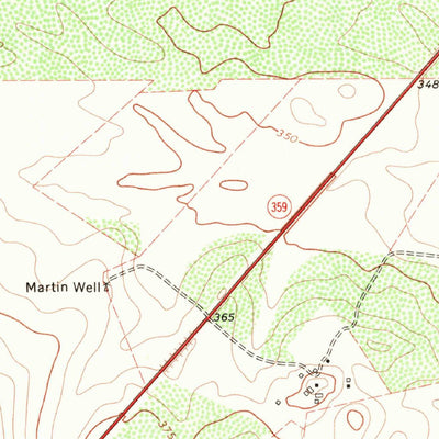 United States Geological Survey Benavides NE, TX (1968, 24000-Scale) digital map