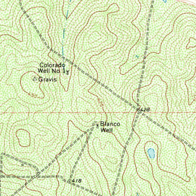 United States Geological Survey Benavides NE, TX (1968, 24000-Scale) digital map