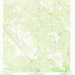 United States Geological Survey Benavides NW, TX (1968, 24000-Scale) digital map