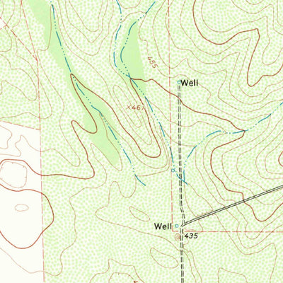 United States Geological Survey Benavides NW, TX (1968, 24000-Scale) digital map