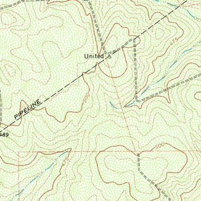 United States Geological Survey Benavides NW, TX (1968, 24000-Scale) digital map